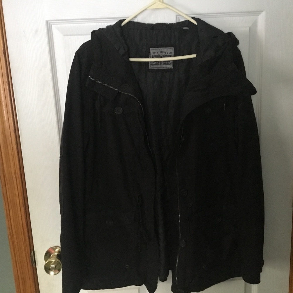 Black Hooded Jacket